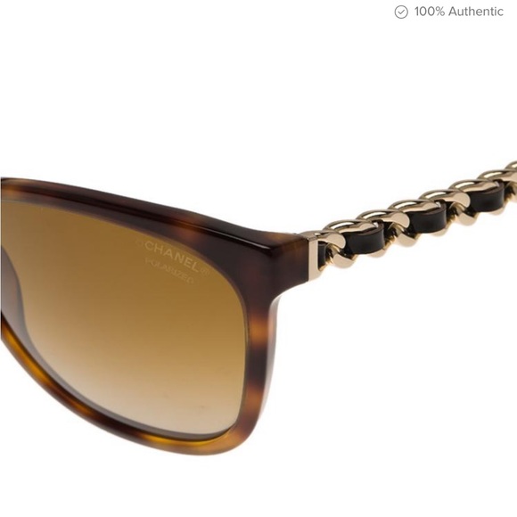 New POLARIZED Chanel Tortoise Frame 5260-Q Wayfarer Sunglasses